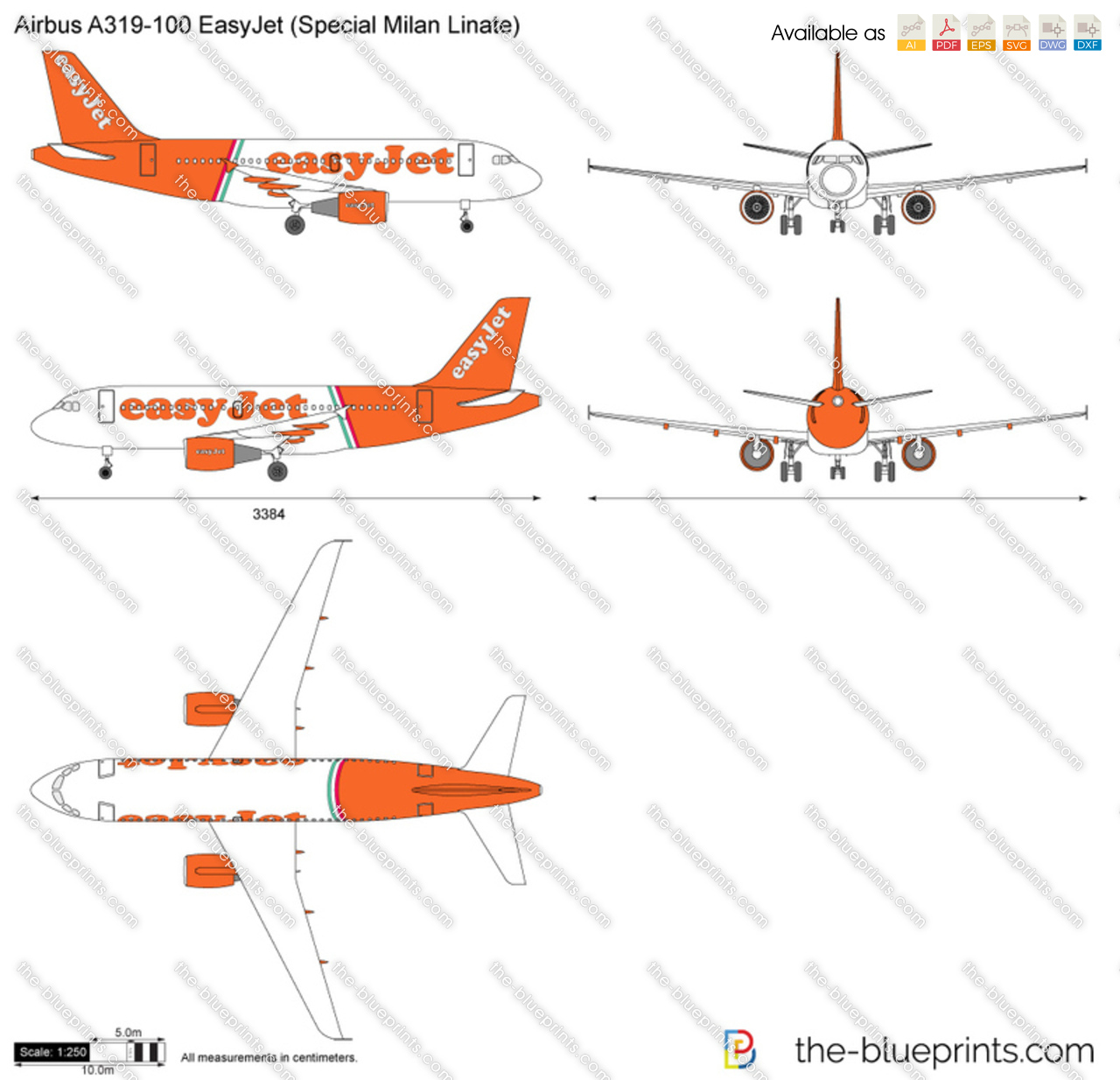 Airbus A319-100 EasyJet (Special Milan Linate)