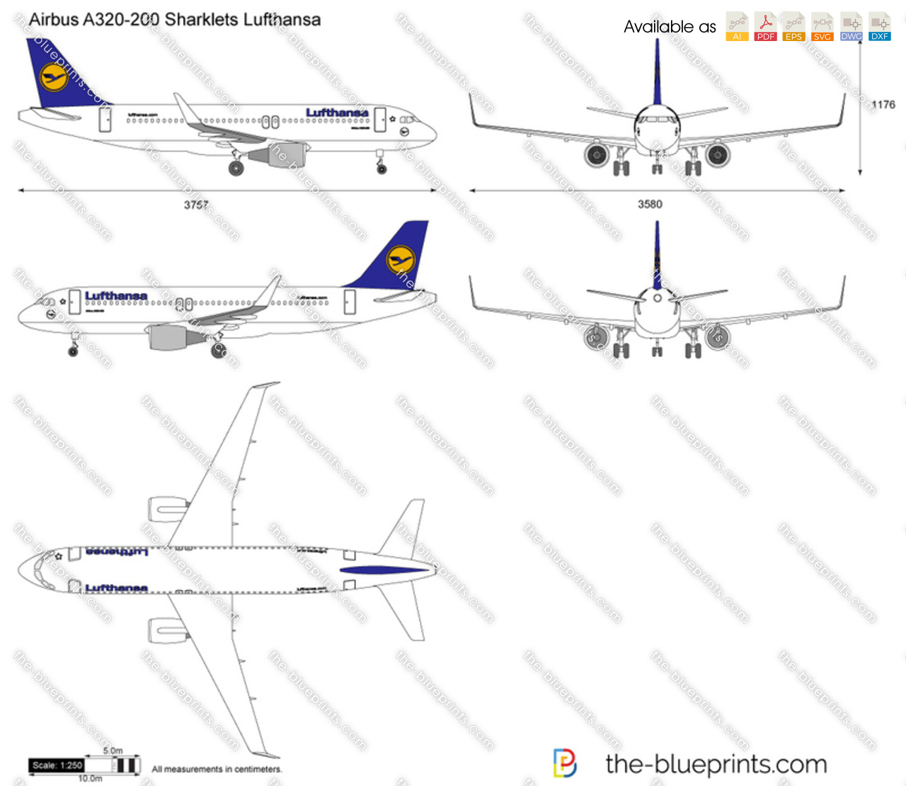 Airbus A320-200 Sharklets Lufthansa