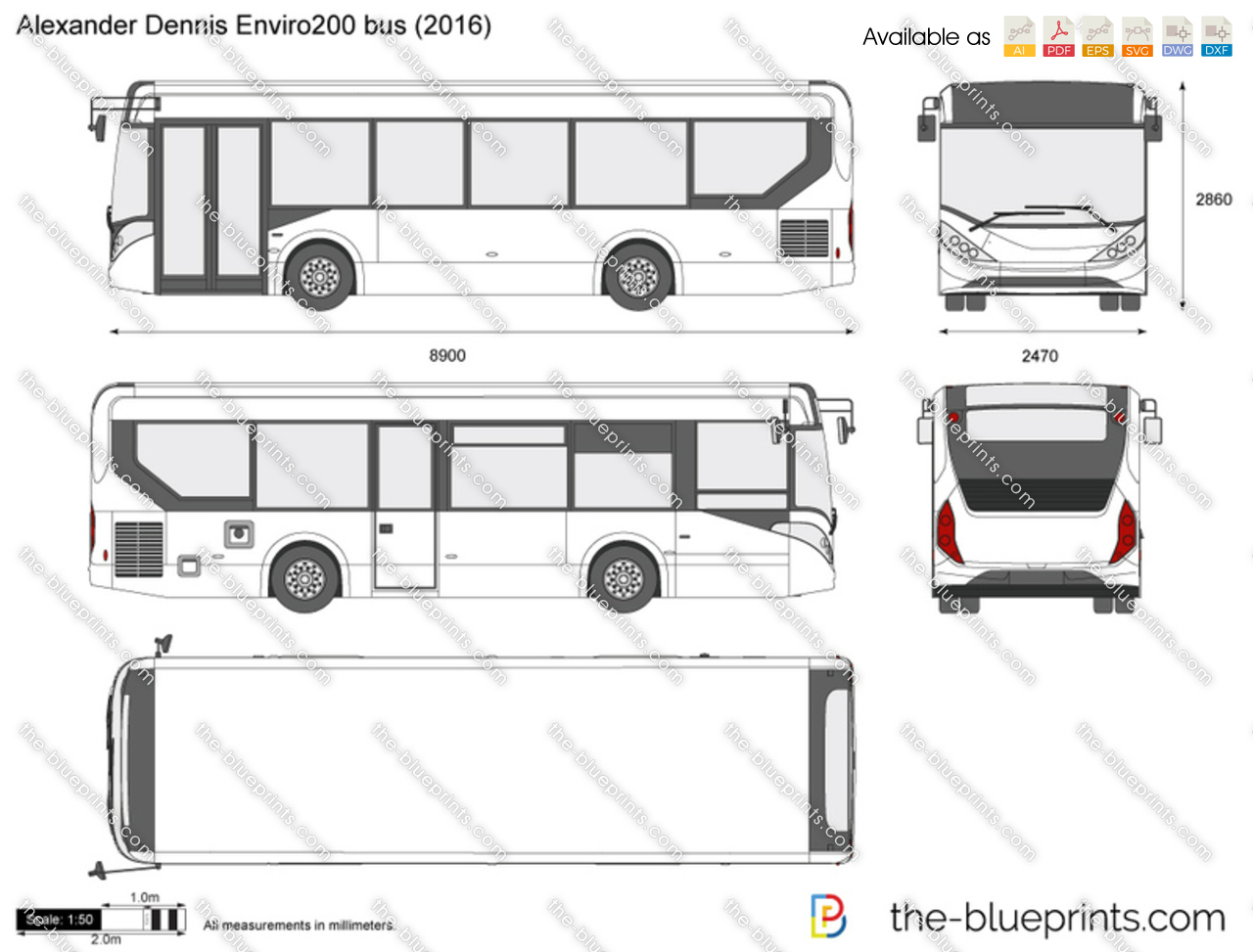 Alexander Dennis Enviro200 bus