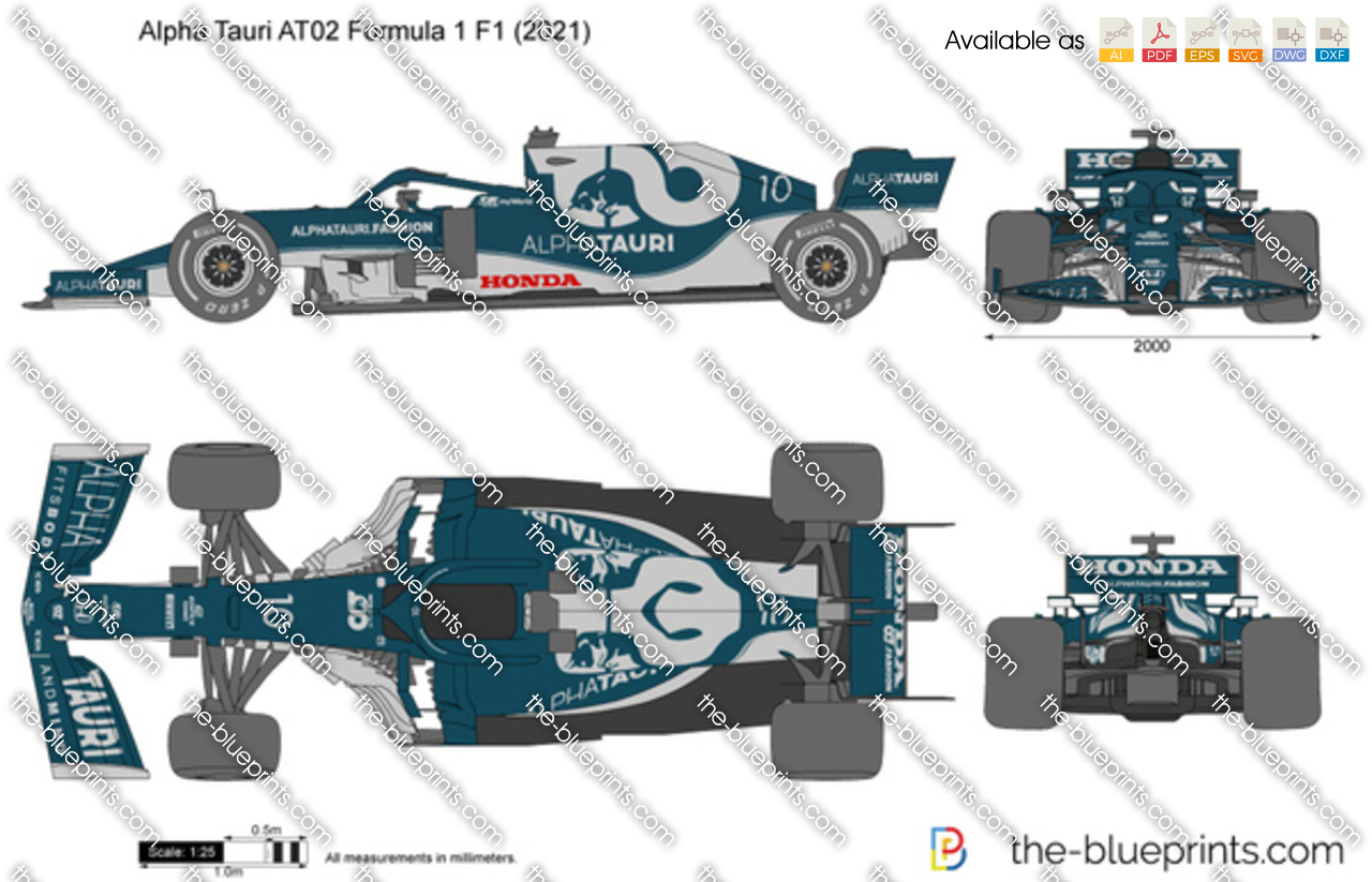 Alpha Tauri AT02 Formula 1 F1
