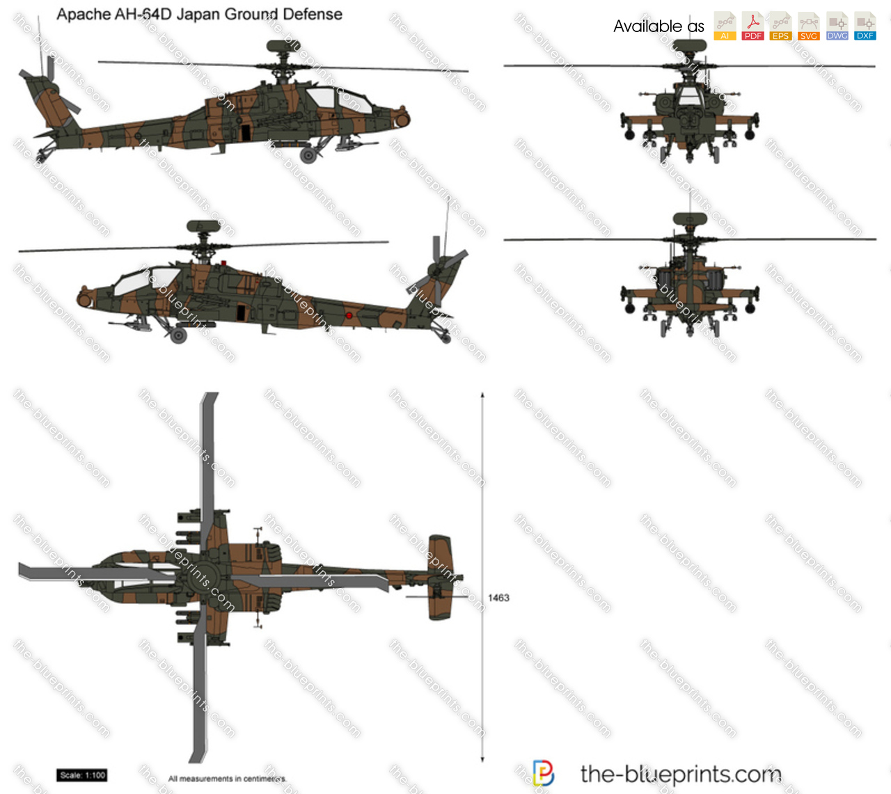 Apache AH-64D Japan Ground Defense