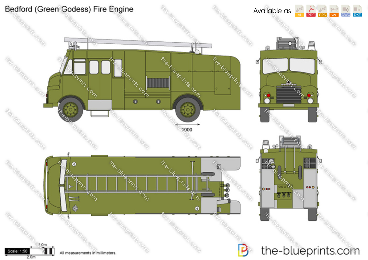 Bedford (Green Godess) Fire Engine
