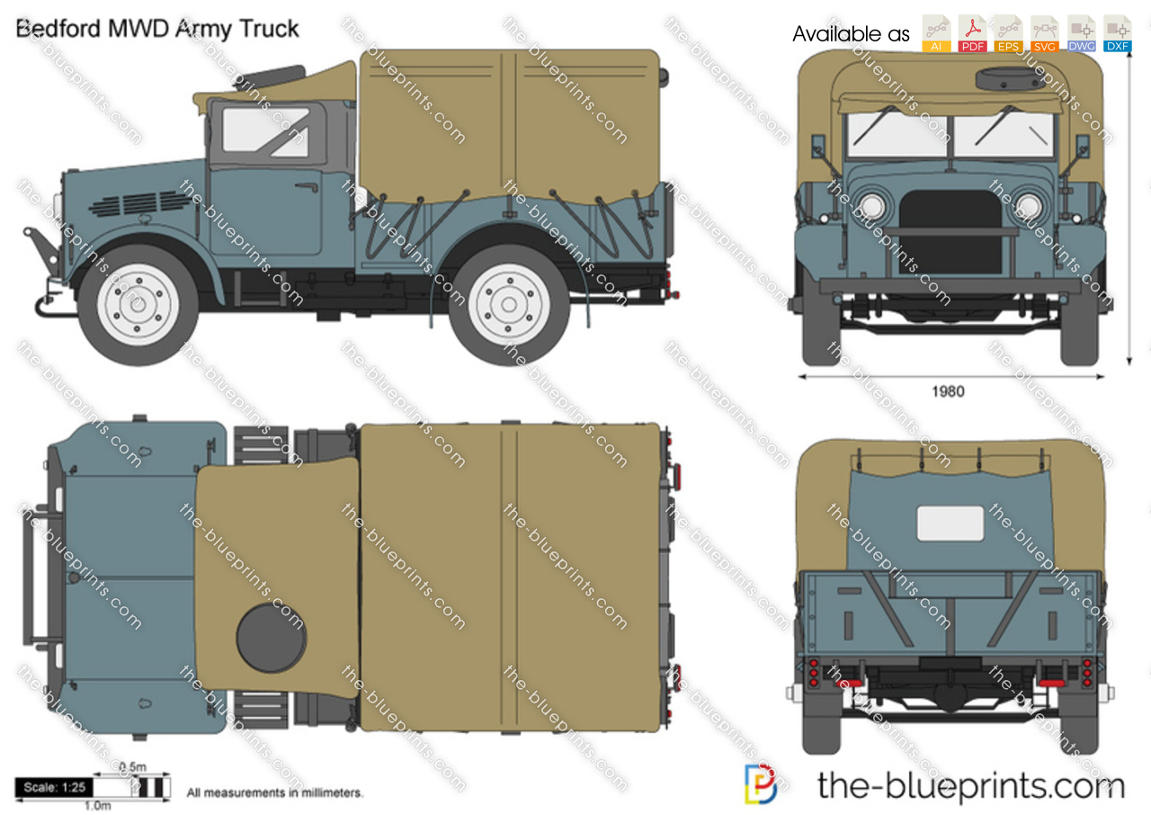 Bedford MWD Army Truck