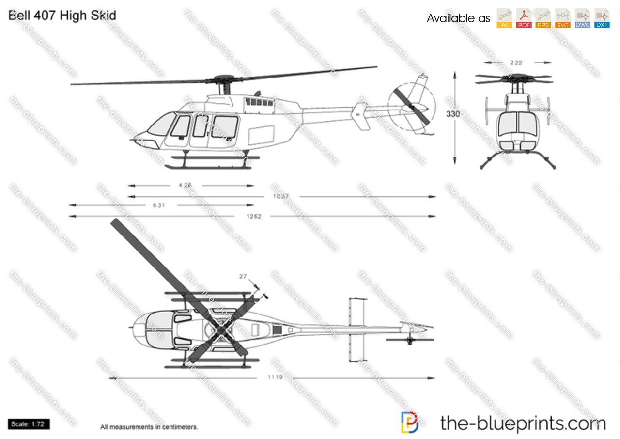 Bell 407 High Skid