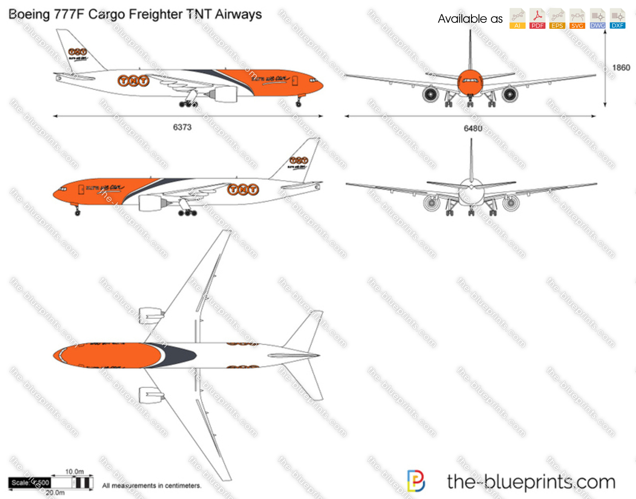 Boeing 777F Cargo Freighter TNT Airways