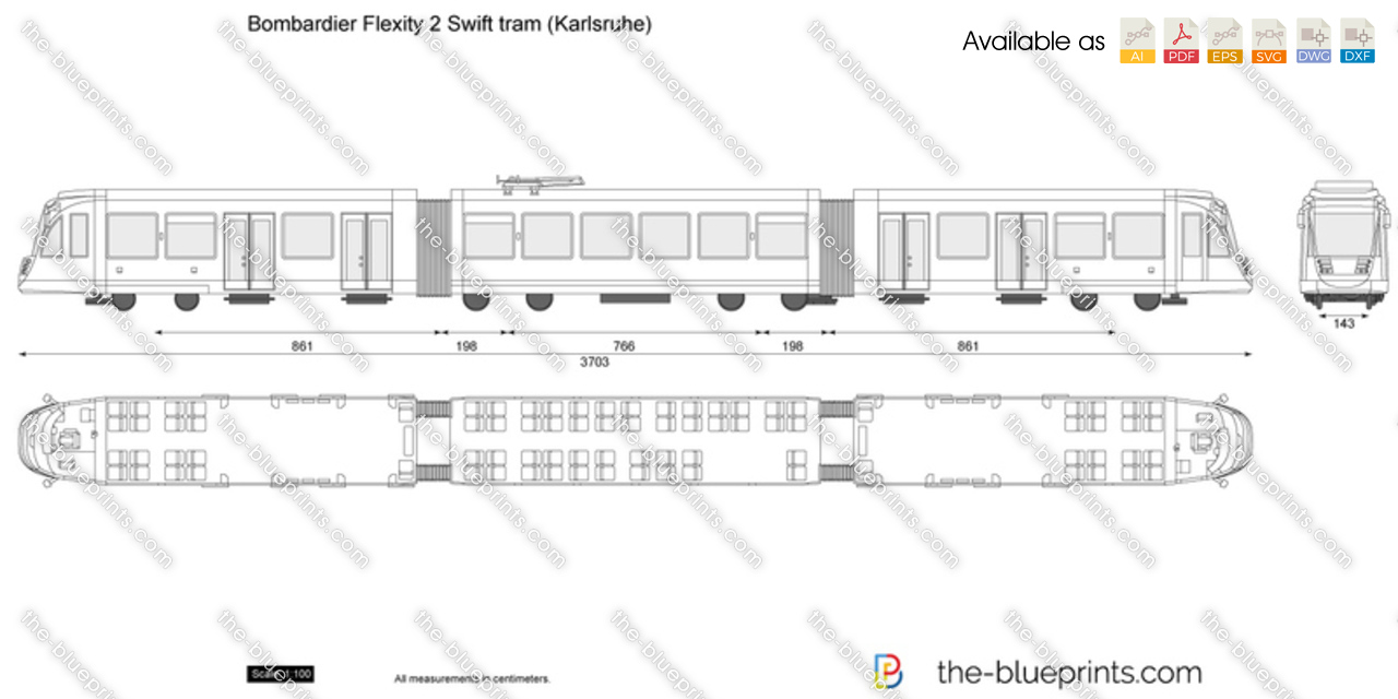 Bombardier Flexity 2 Swift tram (Karlsruhe)