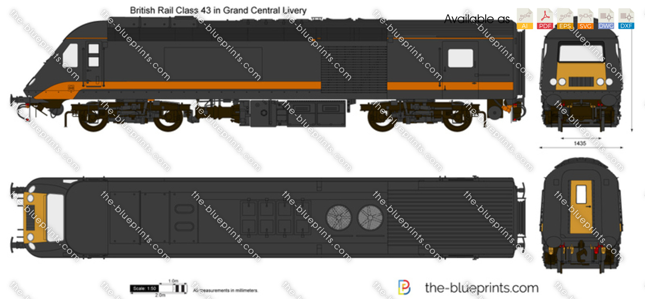 British Rail Class 43 in Grand Central Livery