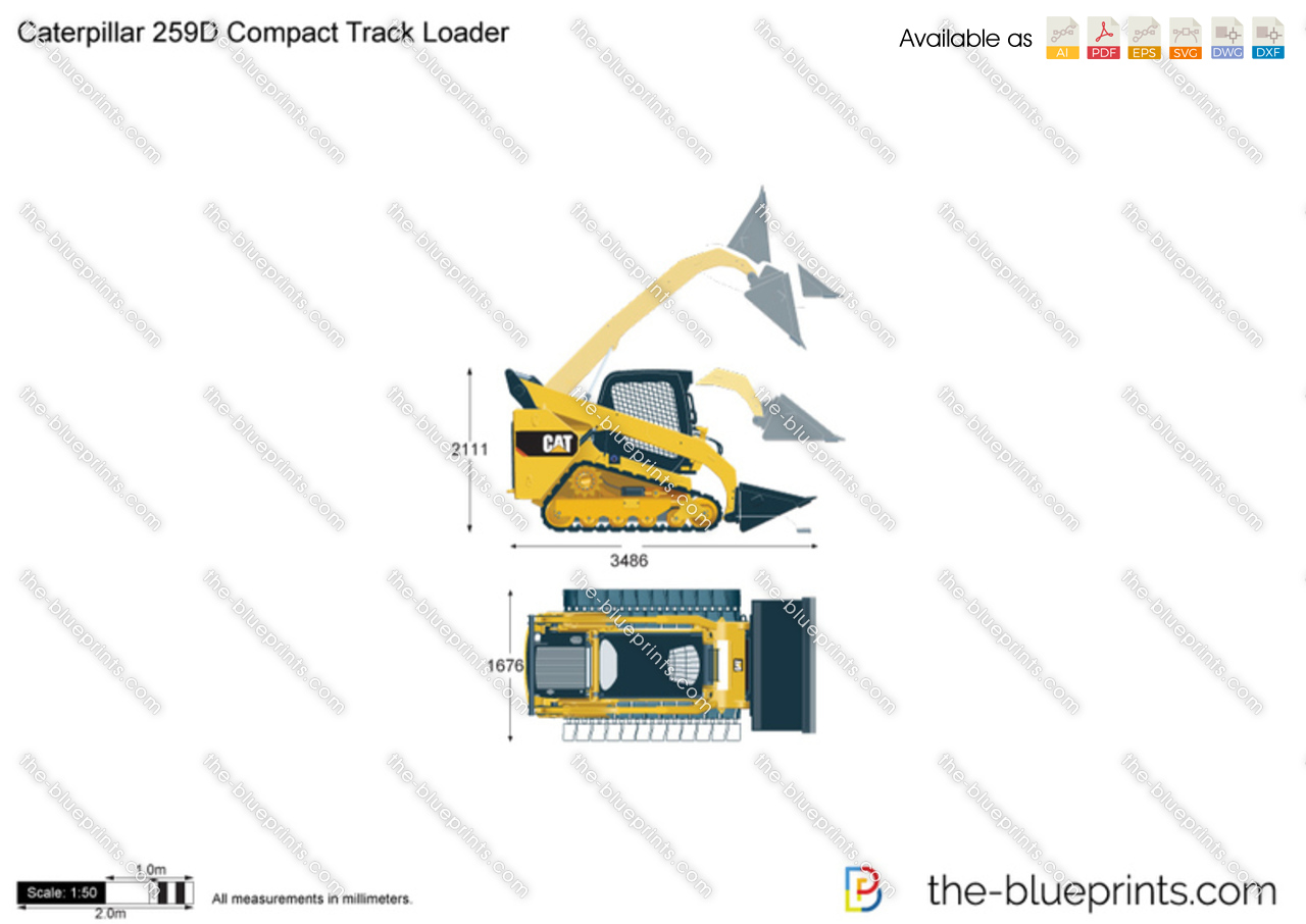 Caterpillar 259D Compact Track Loader