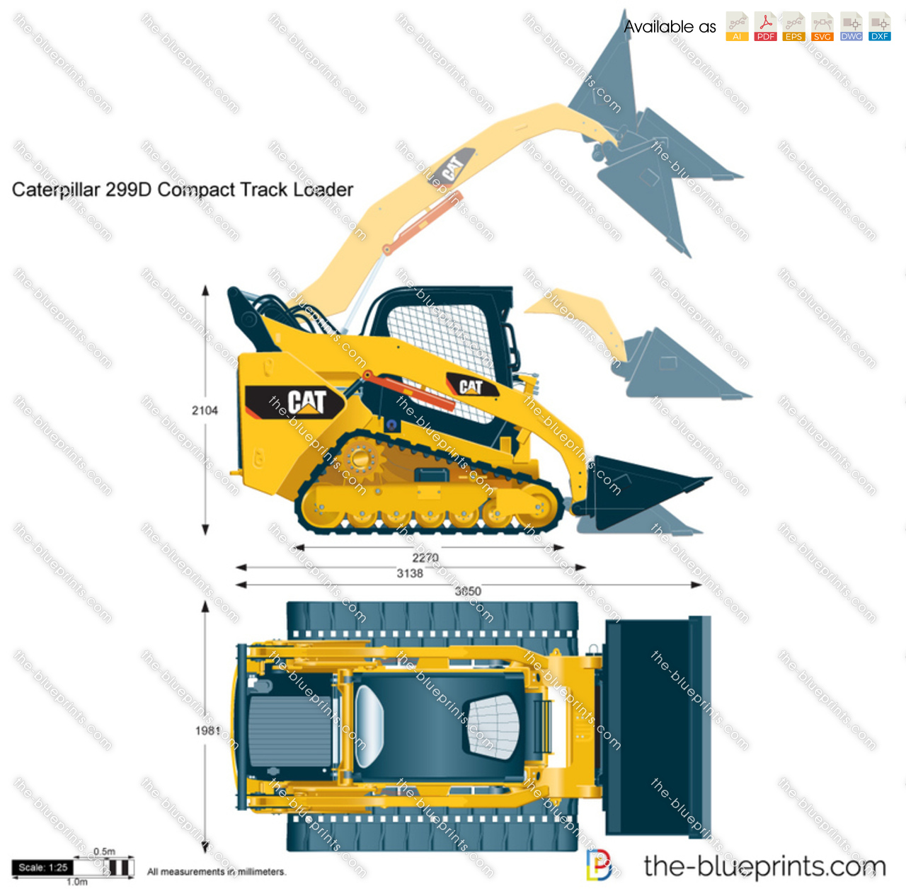 Caterpillar 299D Compact Track Loader