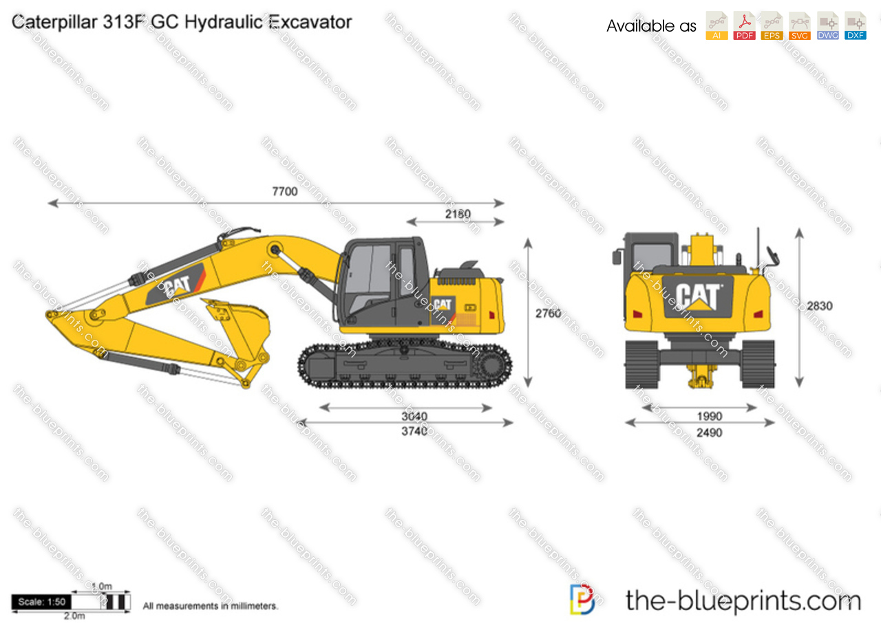 Caterpillar 313F GC Hydraulic Excavator