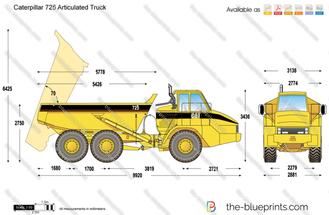 Caterpillar 725 Articulated Truck