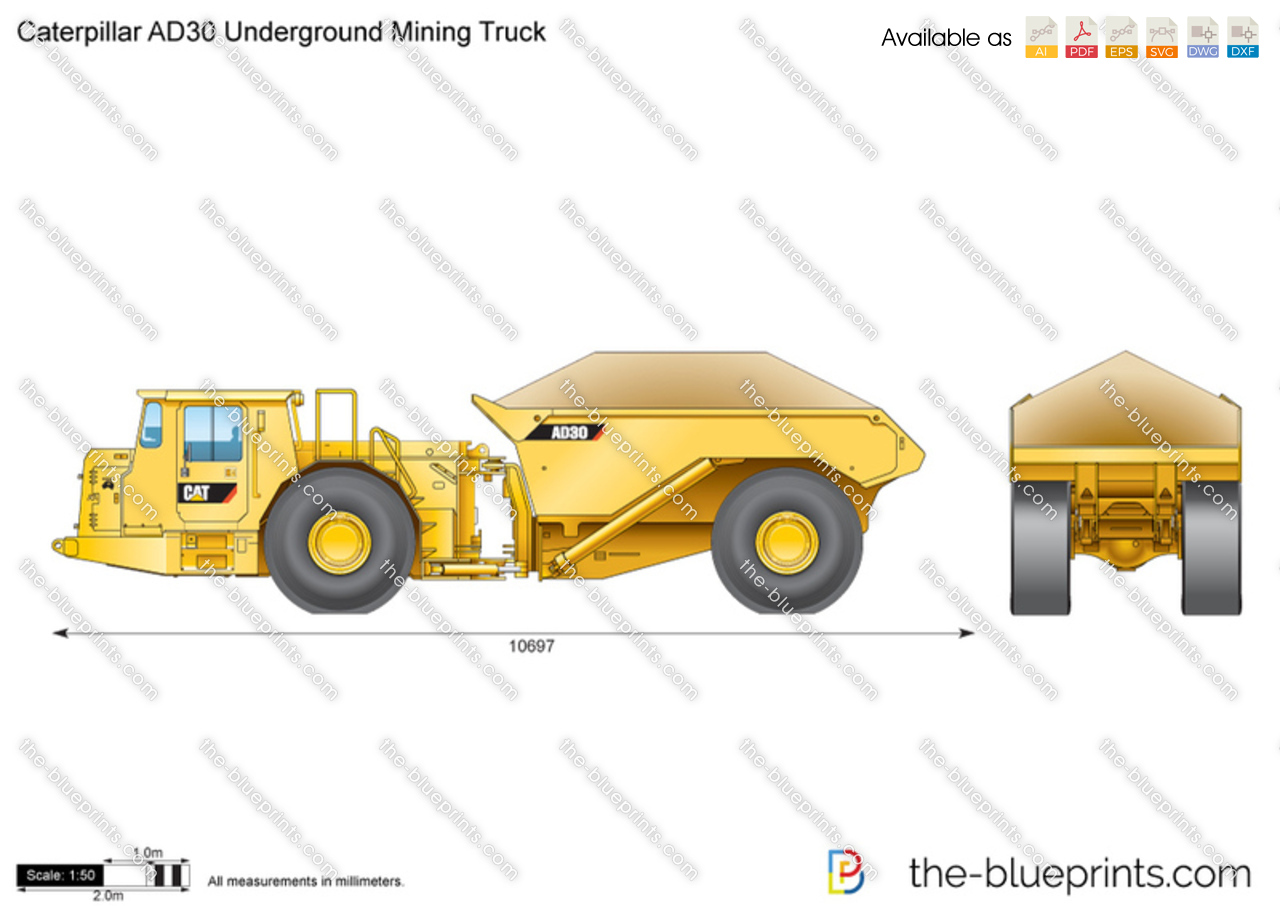 Caterpillar AD30 Underground Mining Truck