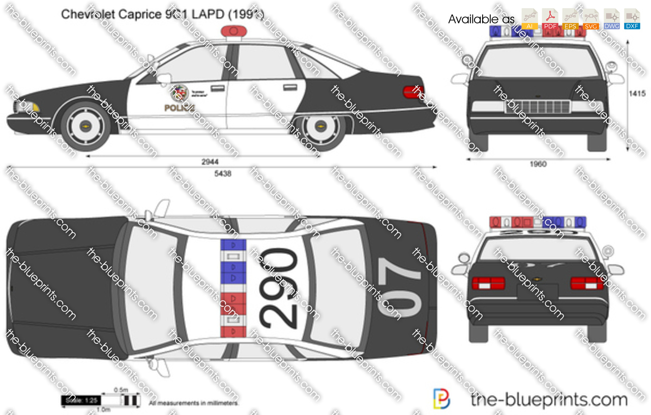 Chevrolet Caprice 9C1 LAPD Police