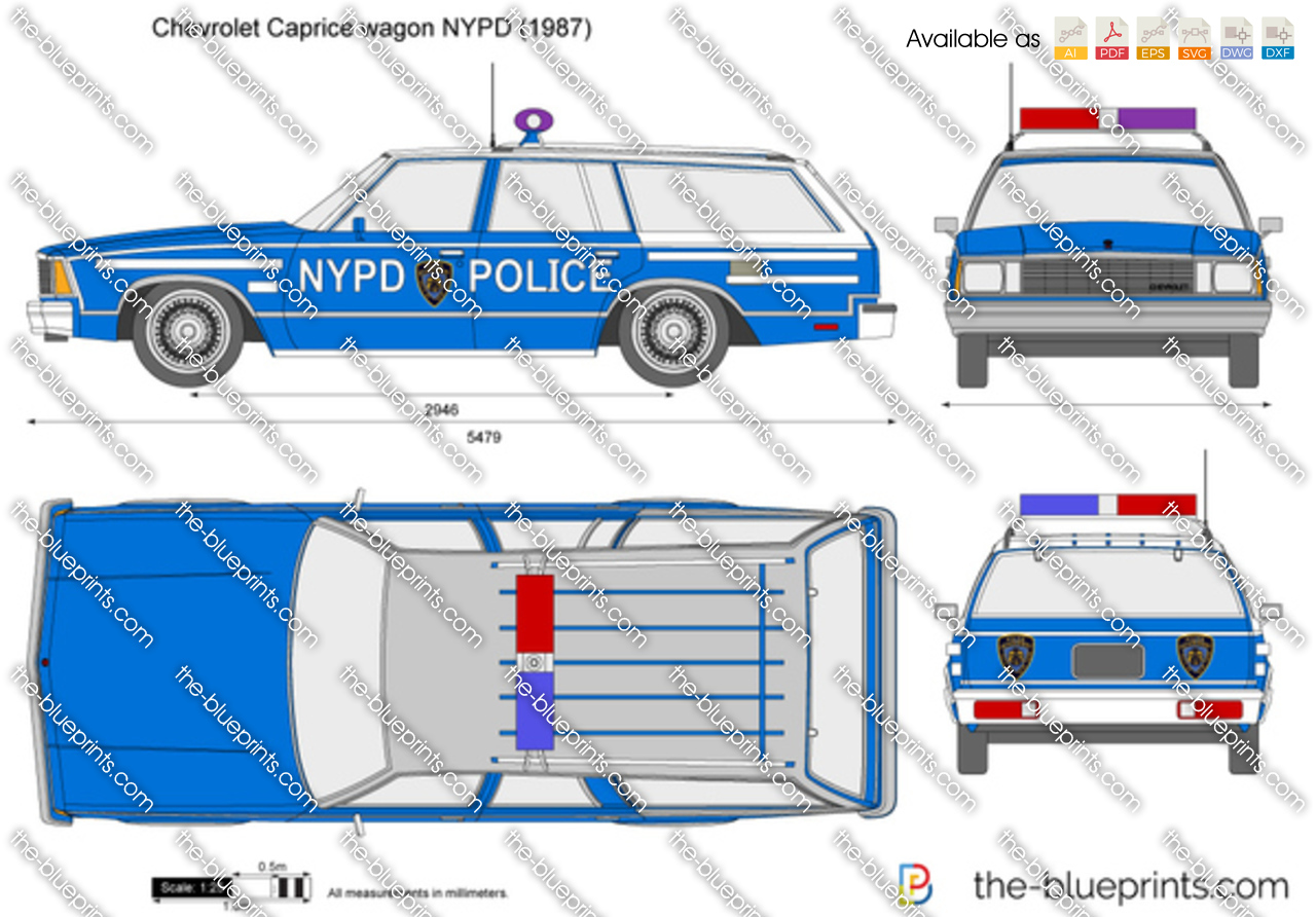 Chevrolet Caprice wagon NYPD Police car