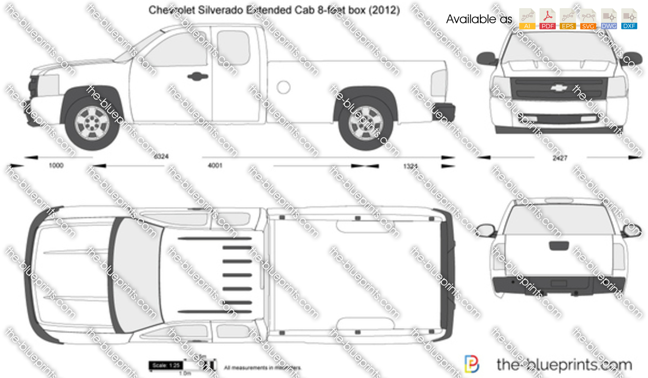 Chevrolet Silverado Extended Cab 8-feet box