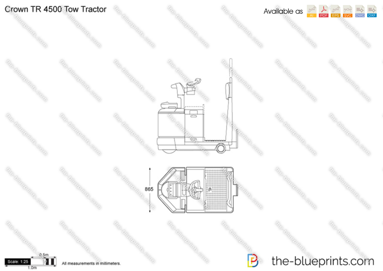 Crown TR 4500 Tow Tractor