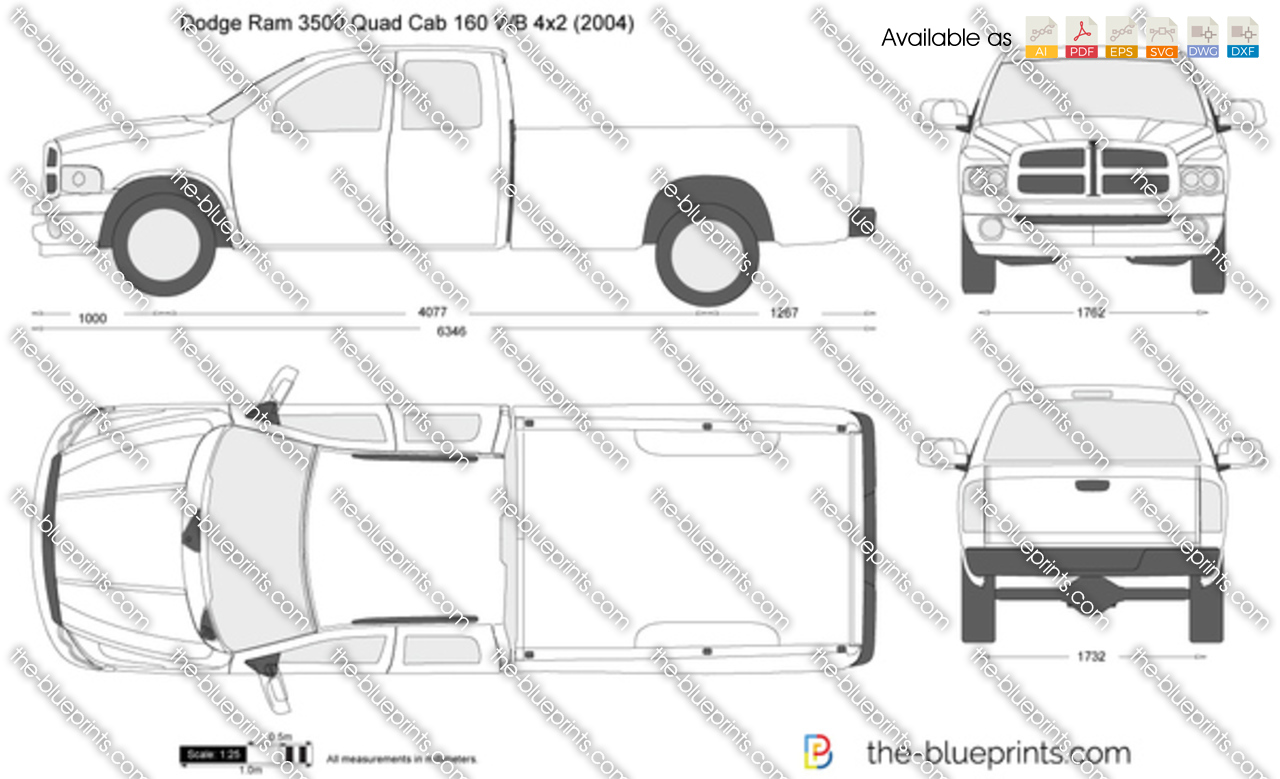 Dodge Ram 3500 Quad Cab 160 WB 4x2