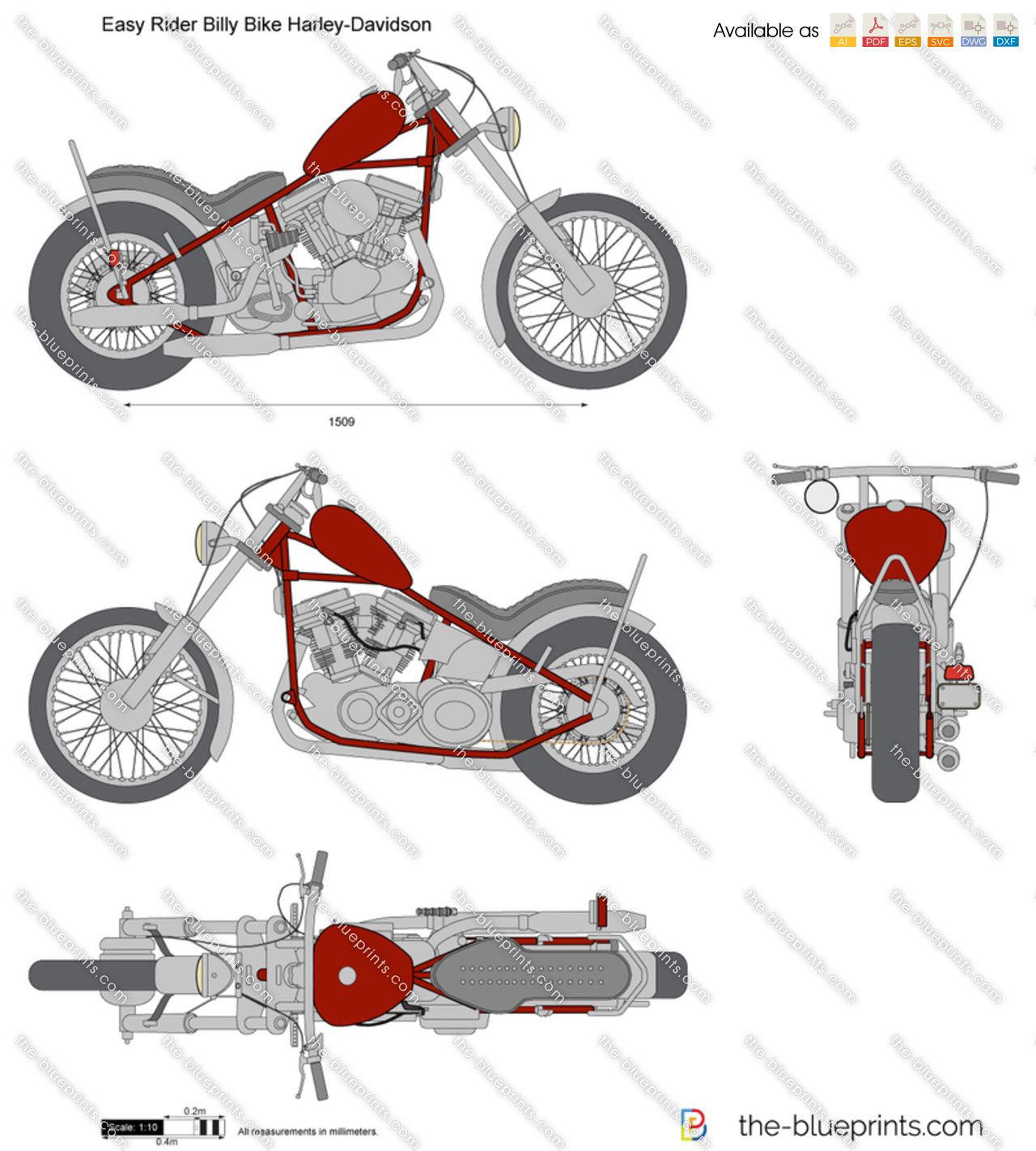 How To Draw Bike (Harley-Davidson) ROAD GLIDE on Vimeo