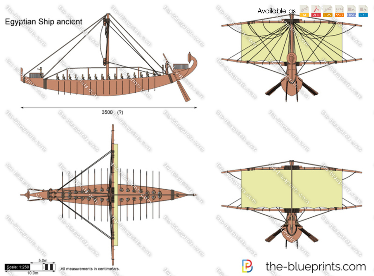 Egyptian Ship ancient
