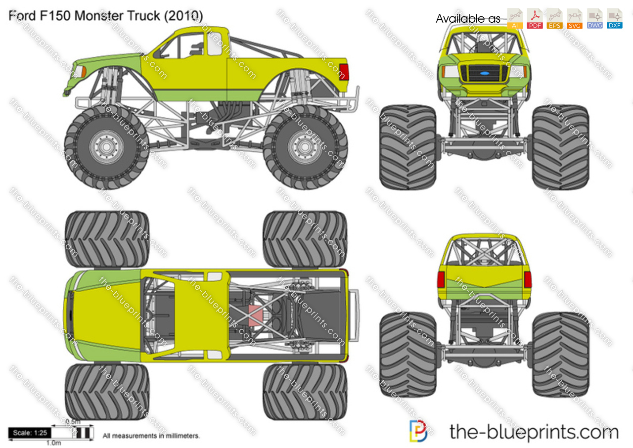 Monster Energy (Ford F-150) Vector #18 by DipperBronyPines98 on