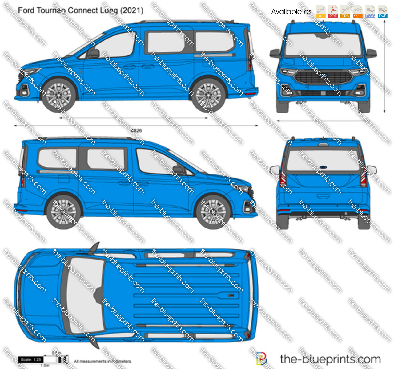 Ford Tourneo Connect Long
