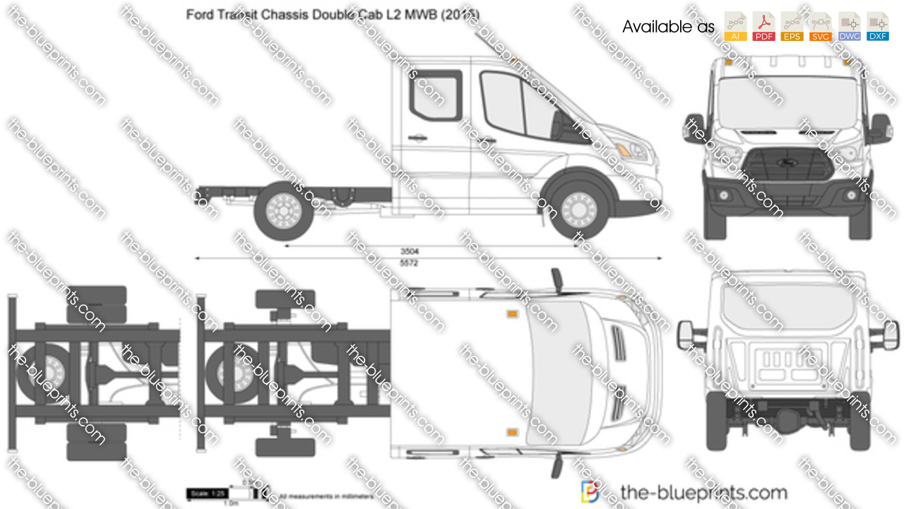 Ford Transit Chassis Double Cab L2 MWB