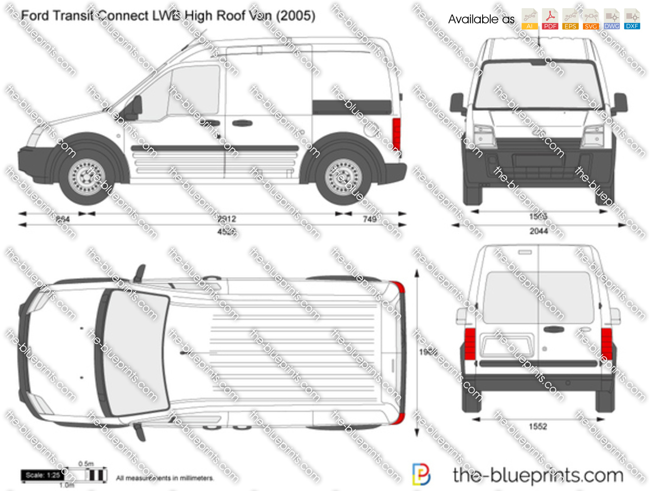 Ford Transit Connect LWB High Roof Van