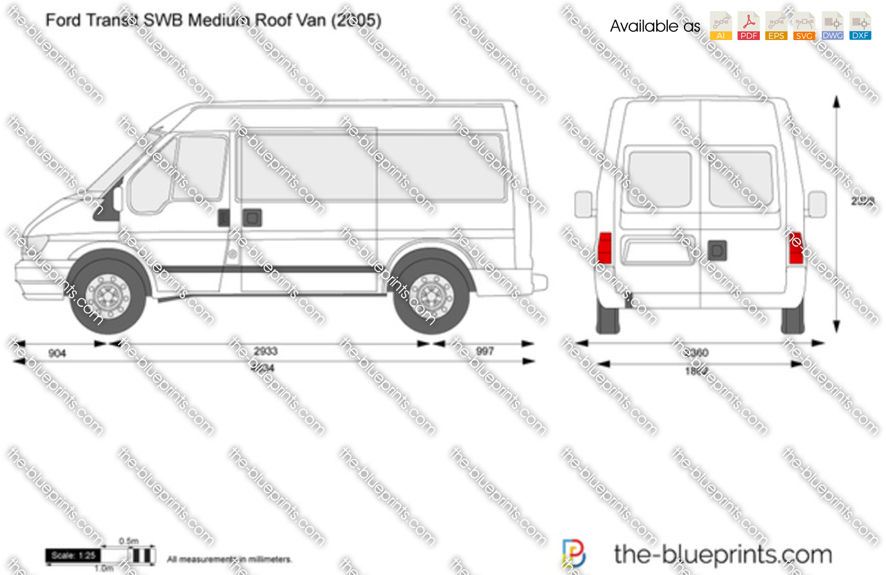 2001 Ford transit swb dimensions #5