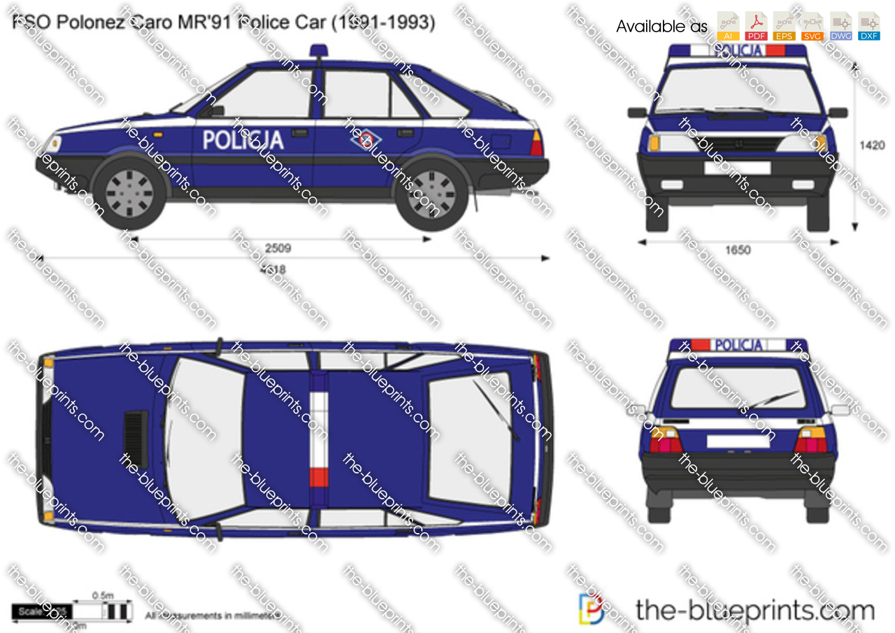 FSO Polonez Caro MR'91 Police Car