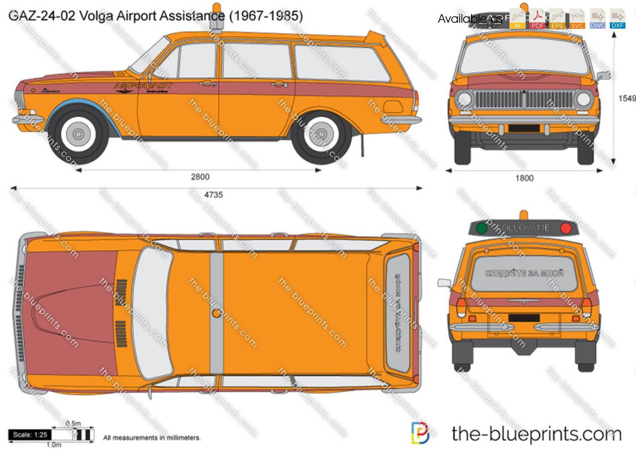GAZ-24-02 Volga Airport Assistance