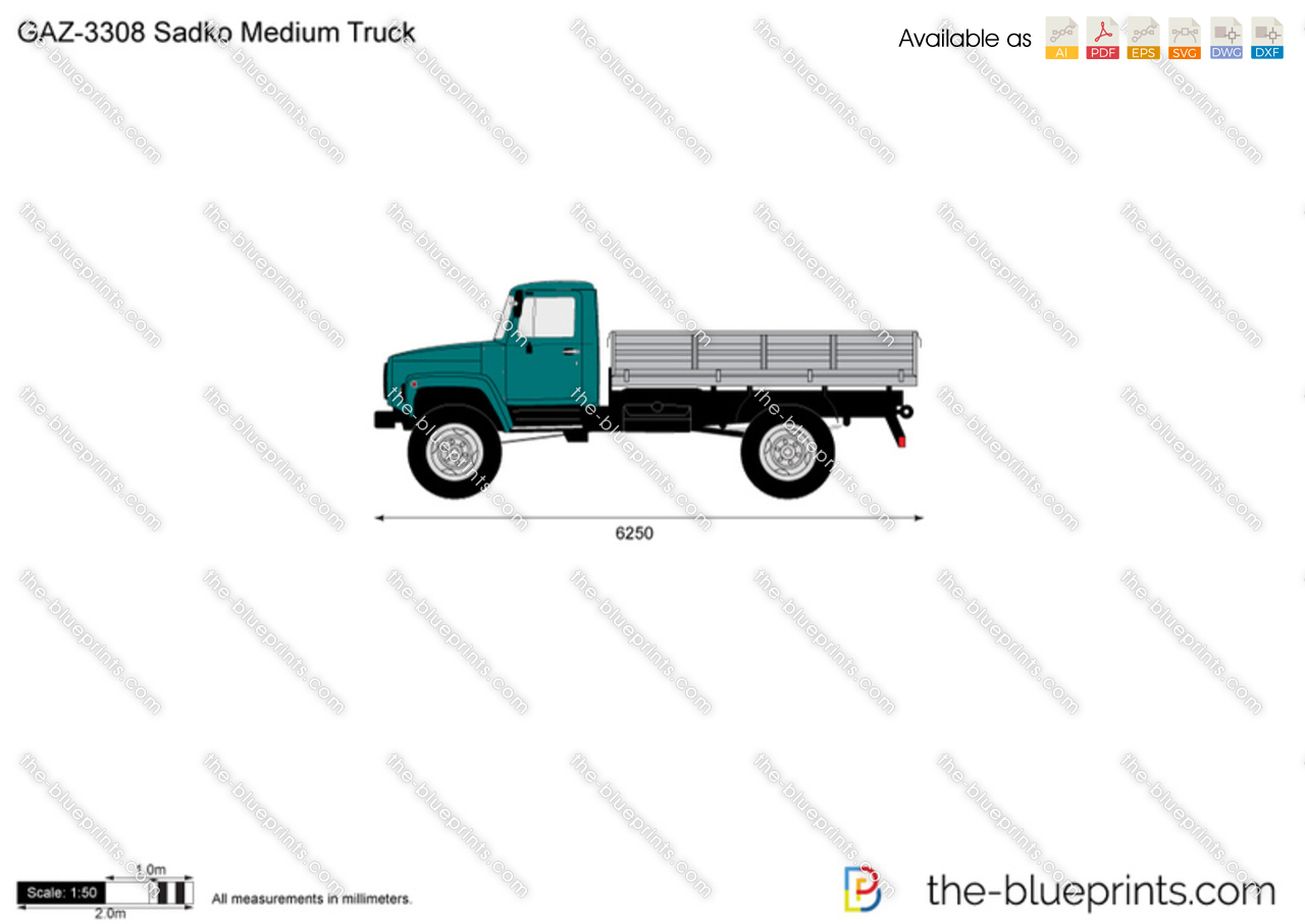 GAZ-3308 Sadko Medium Truck