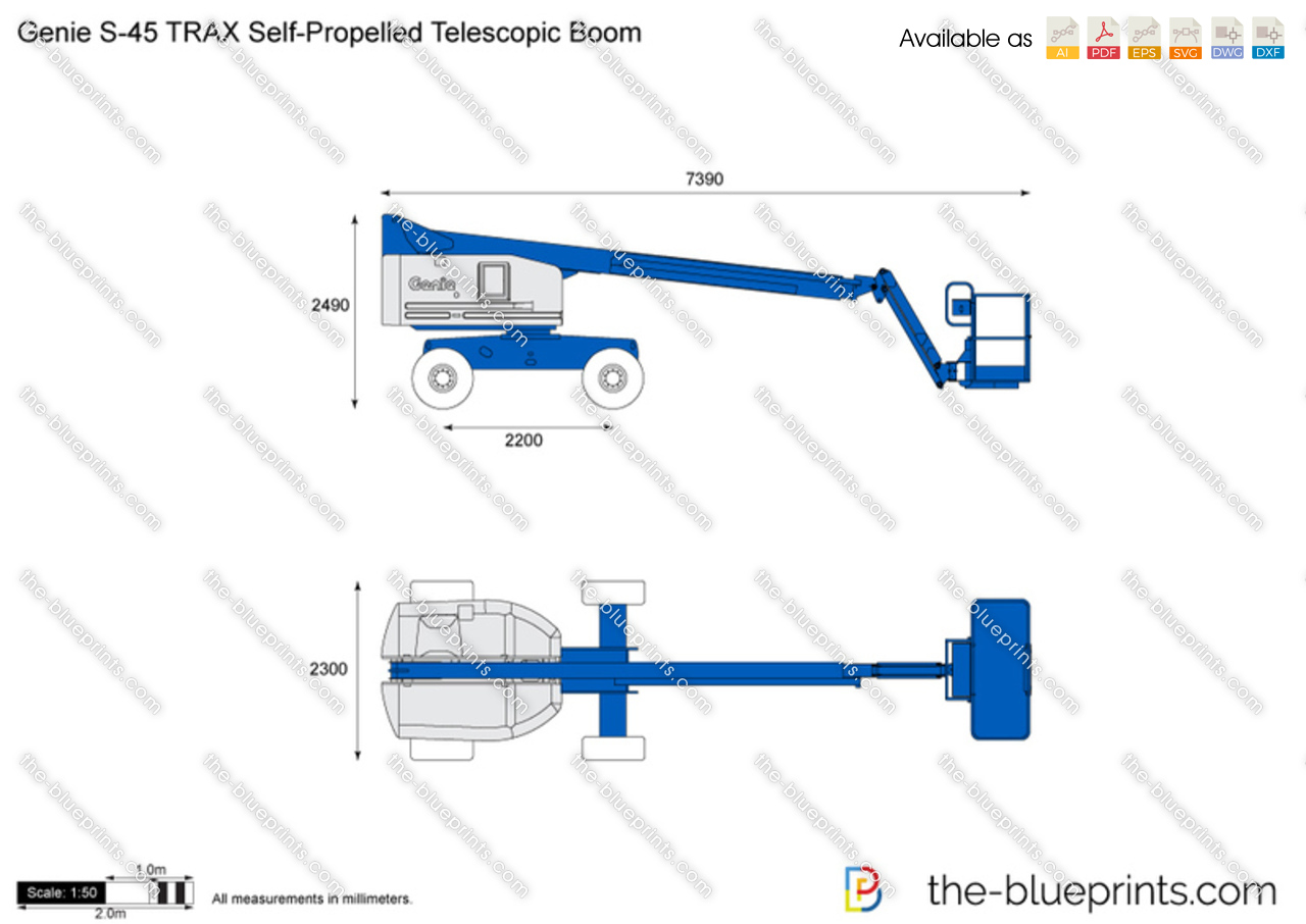 Genie S-45 TRAX Self-Propelled Telescopic Boom