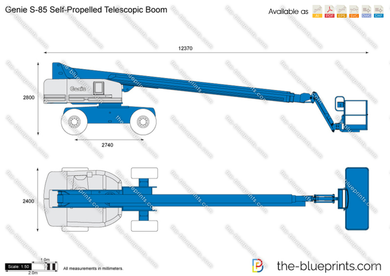 Genie S-85 Self-Propelled Telescopic Boom