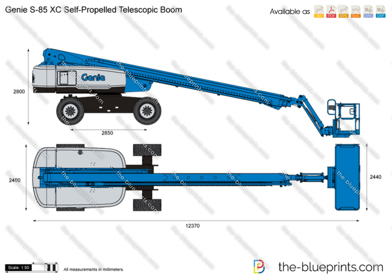 Genie S-85 XC Self-Propelled Telescopic Boom