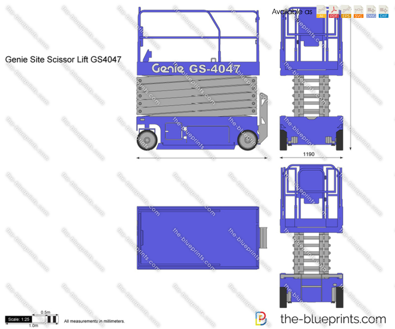 Genie Site Scissor Lift GS4047