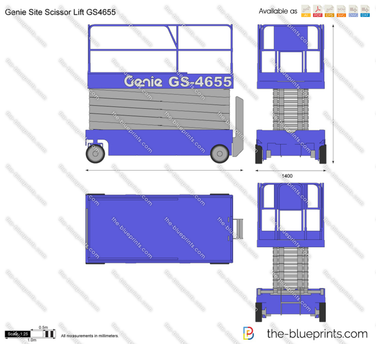 Genie Site Scissor Lift GS4655