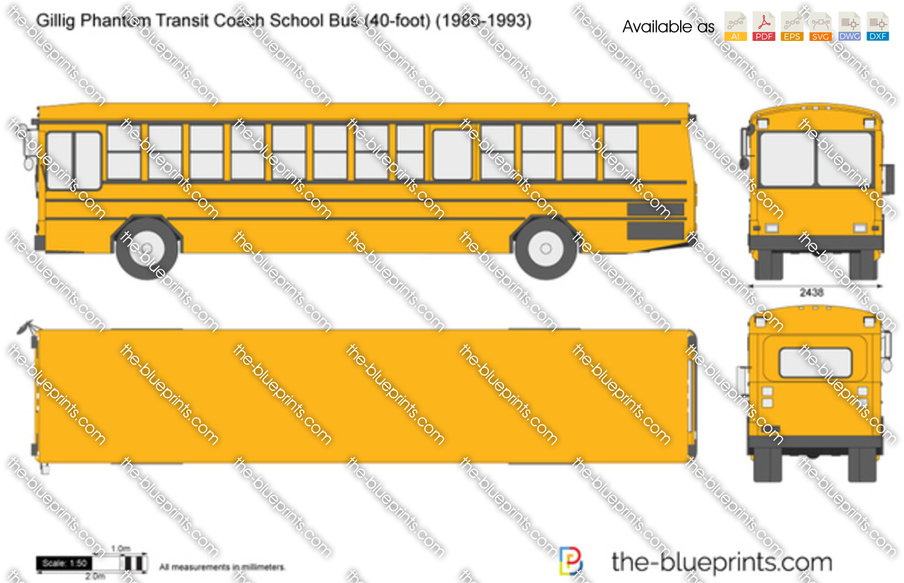 Gillig Phantom Transit Coach School Bus (40-foot)