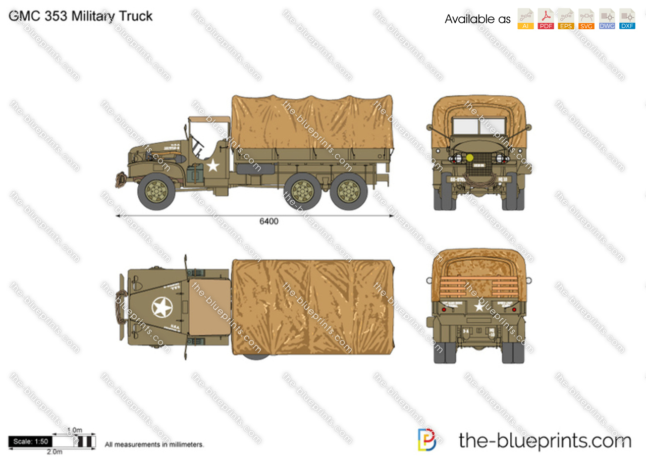 GMC 353 Military Truck