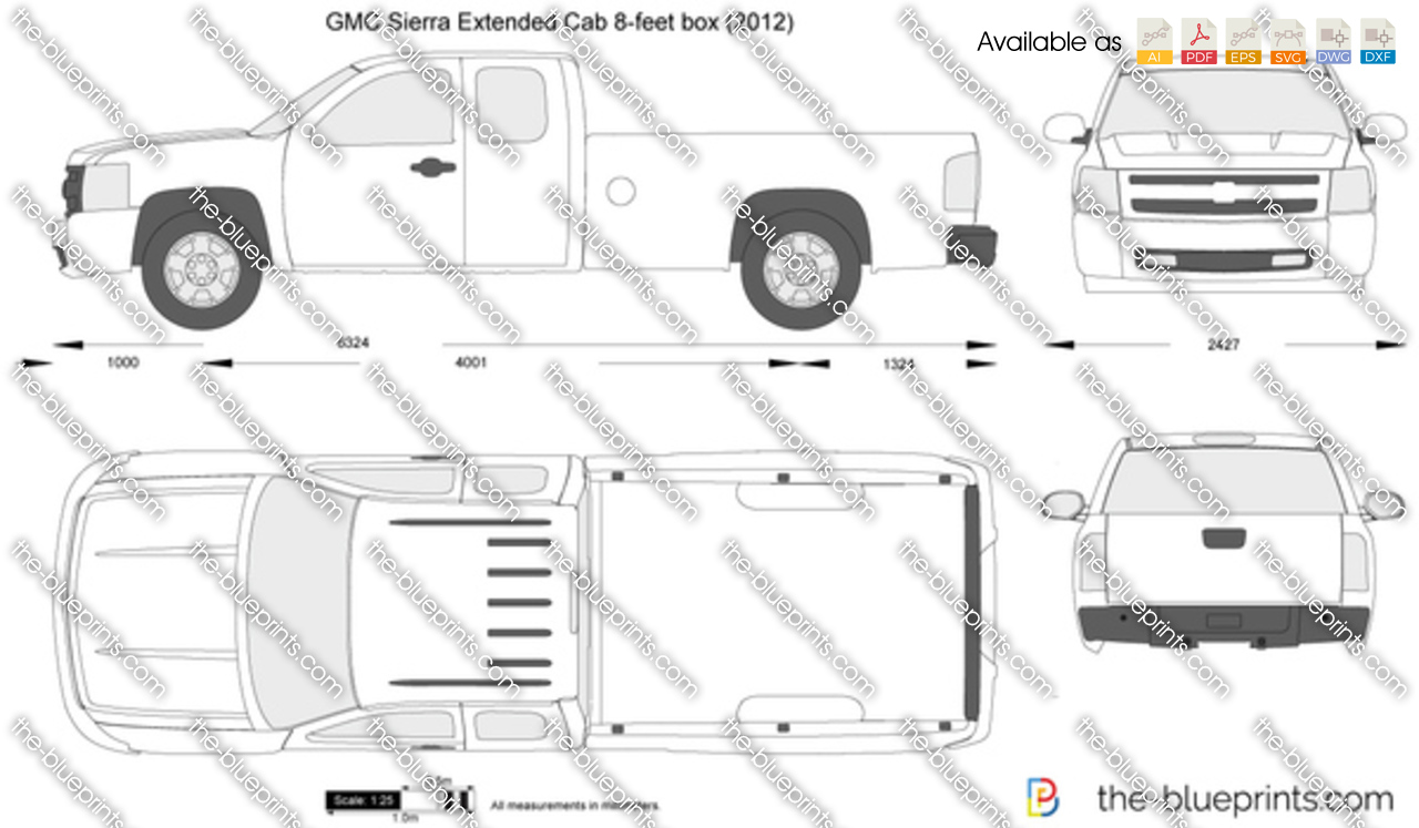 GMC Sierra Extended Cab 8-feet box