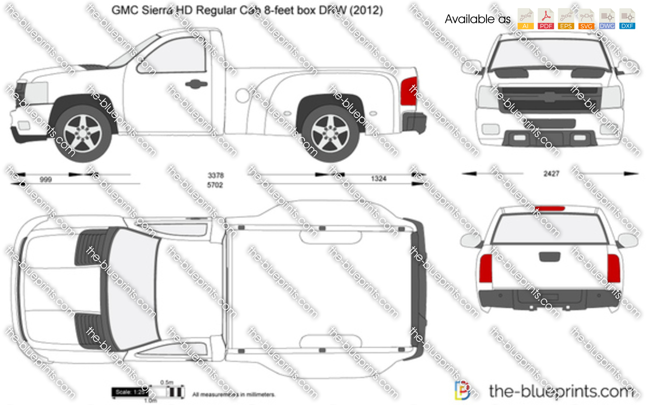 GMC Sierra HD Regular Cab 8-feet box DRW