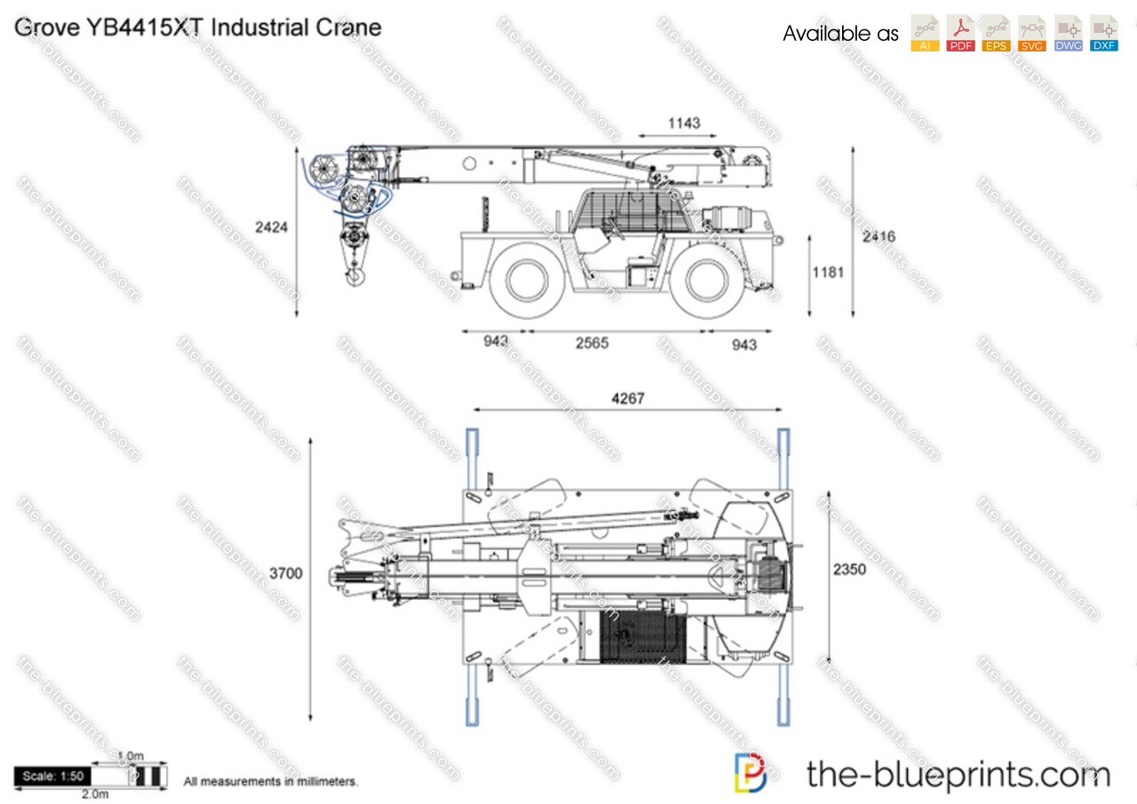 Grove YB4415XT Industrial Crane