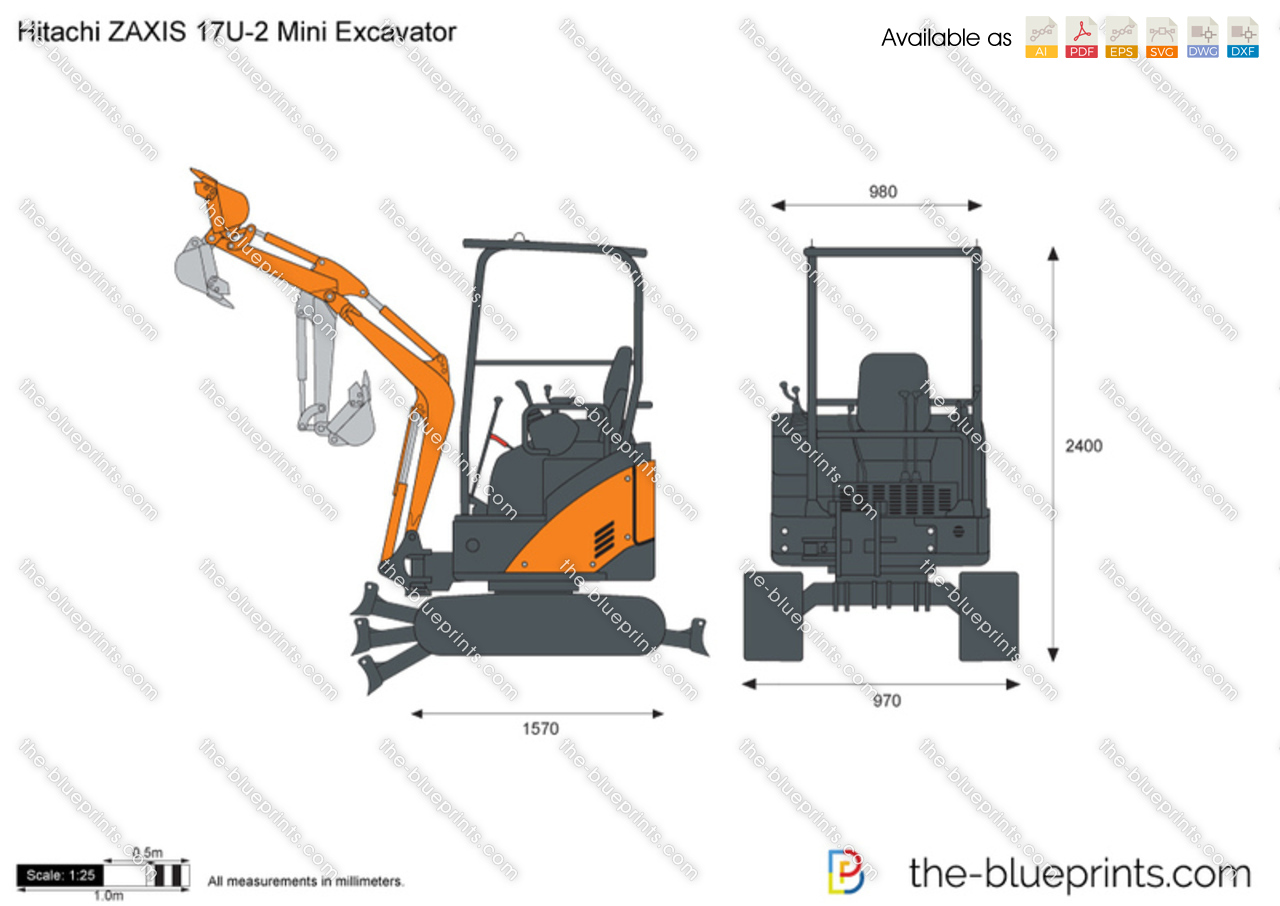 Hitachi ZAXIS 17U-2 Mini Excavator
