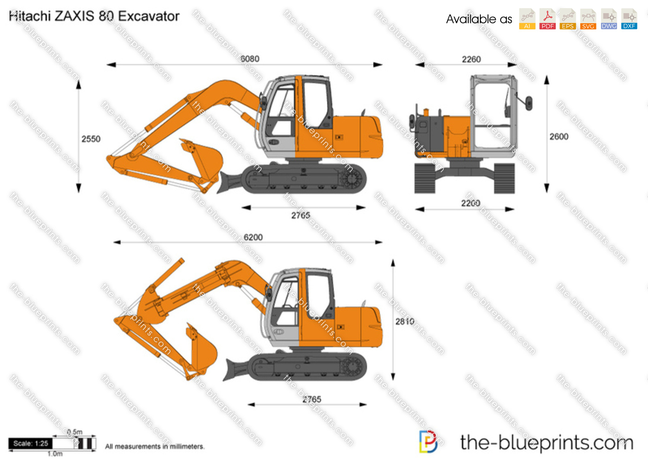 Hitachi ZAXIS 80 Excavator