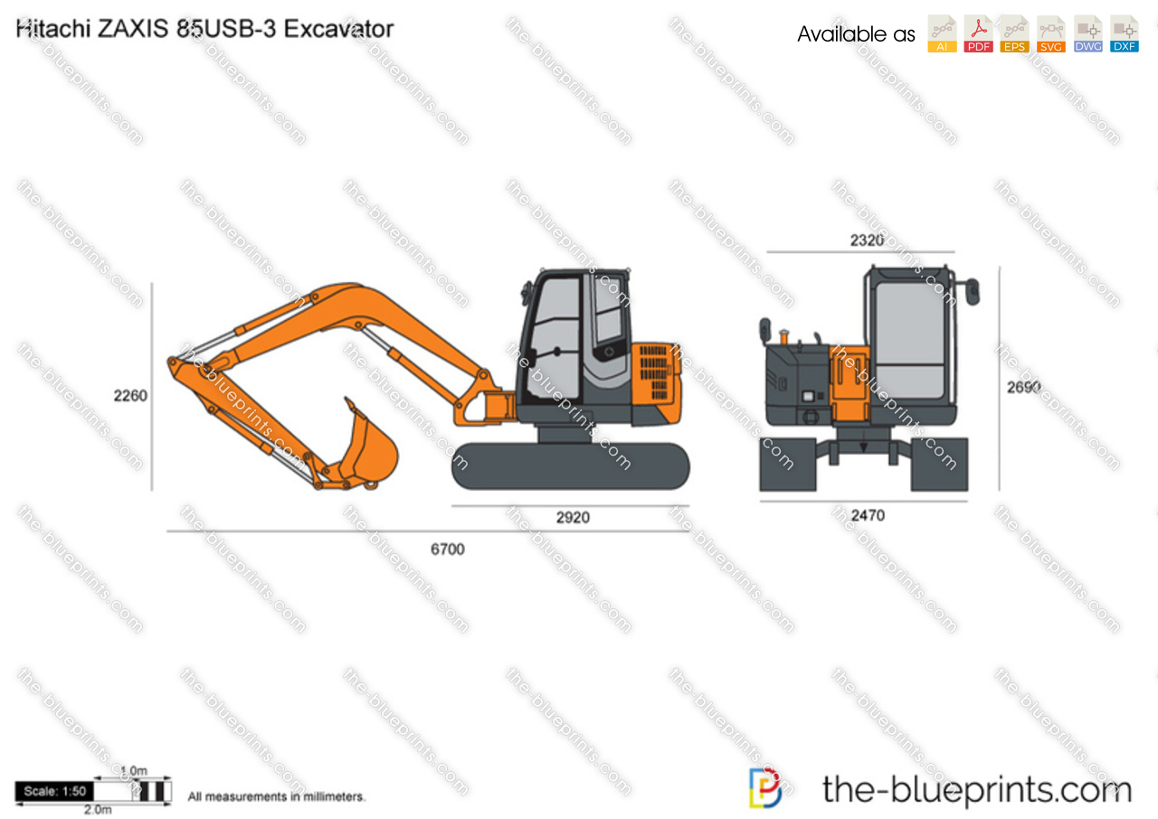 Hitachi ZAXIS 85USB-3 Excavator