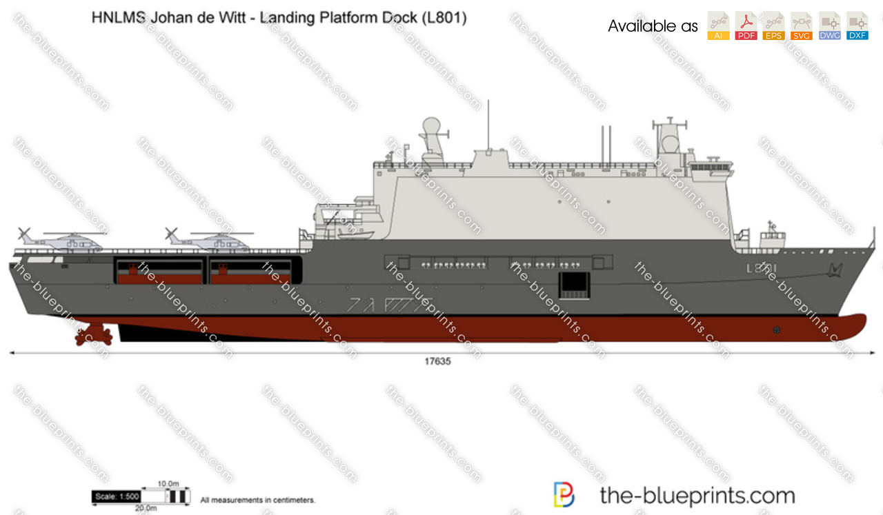 HNLMS Johan de Witt - Landing Platform Dock