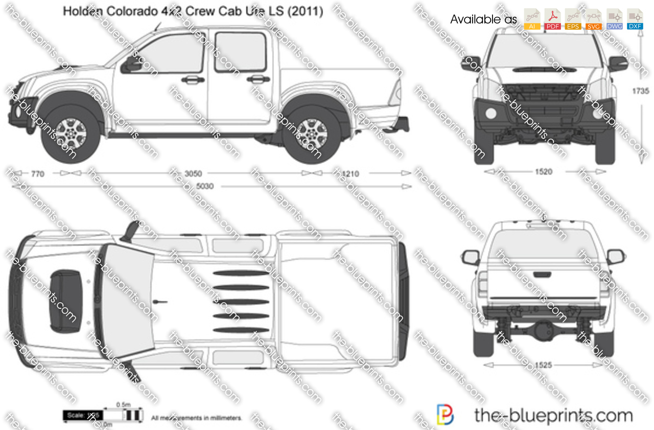 Holden Colorado 4x2 Crew Cab Ute LS