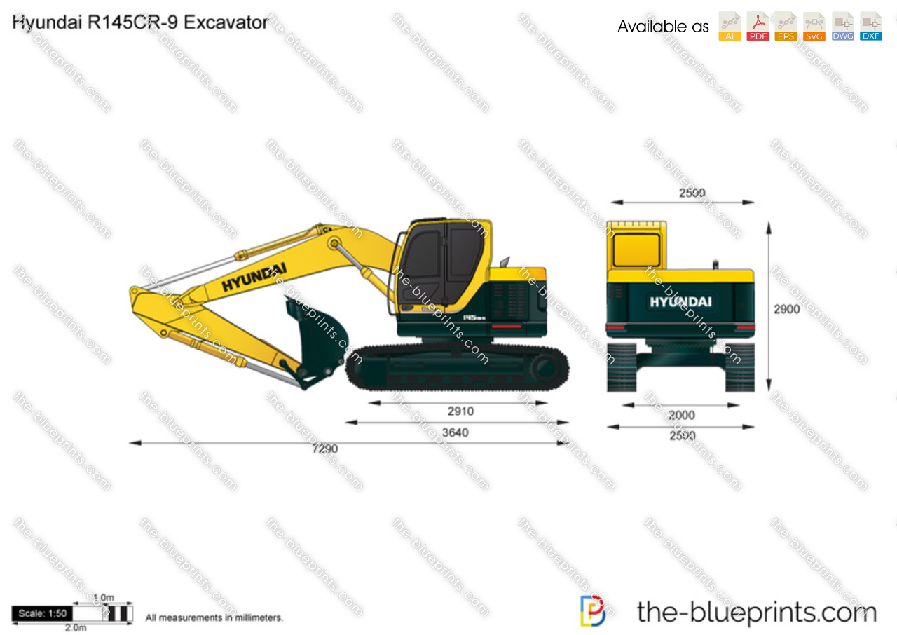 Hyundai R145CR-9 Excavator