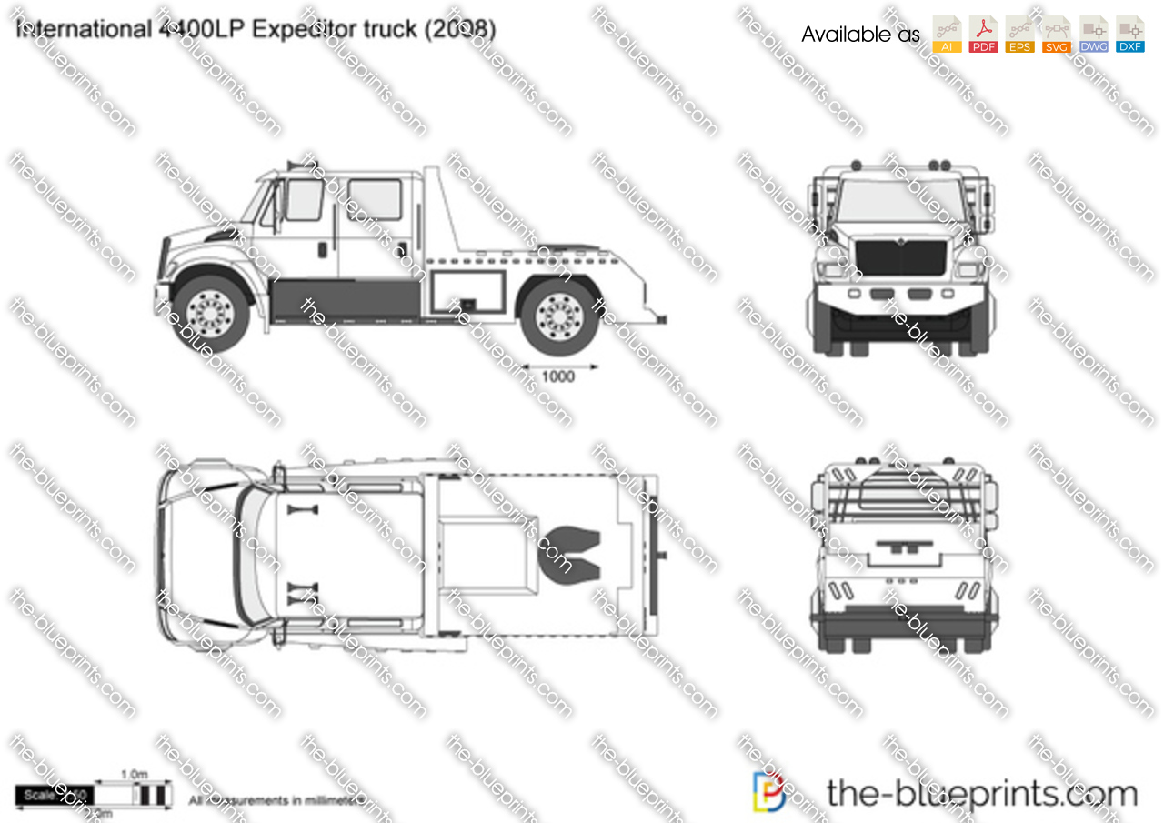 International 4400LP Expeditor truck