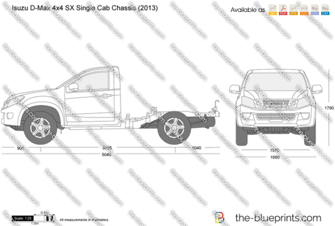 Isuzu D-Max 4x4 SX Single Cab Chassis