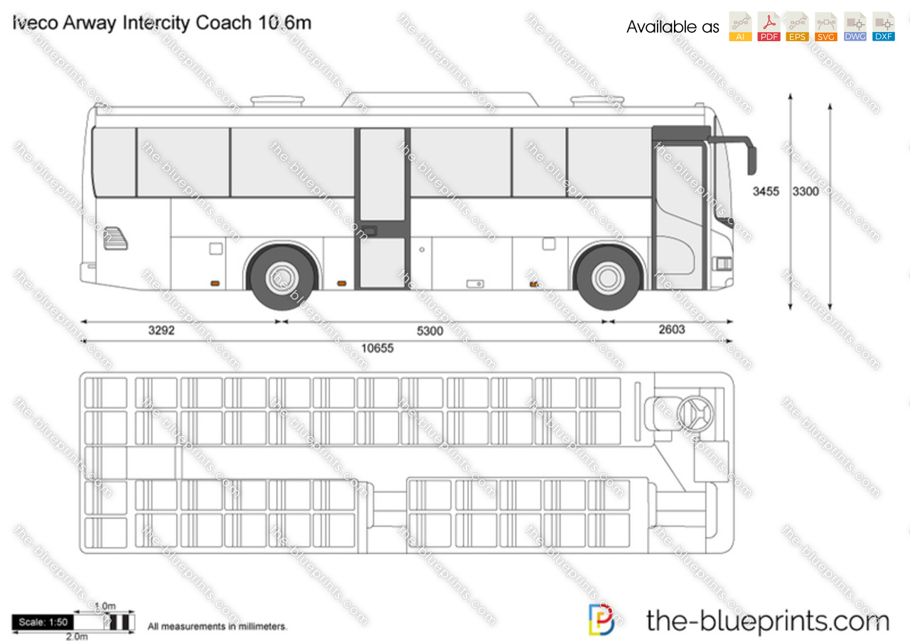 Iveco Arway Intercity Coach 10.6m